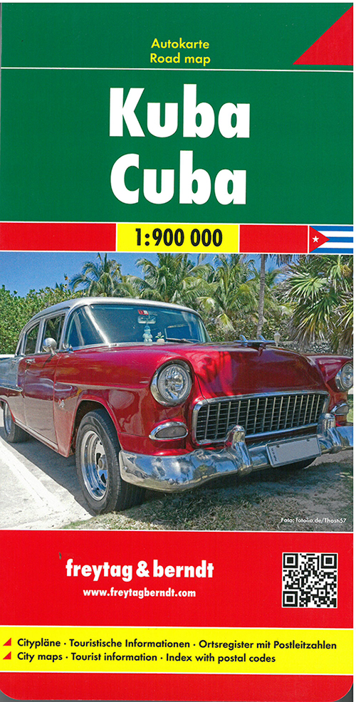 Cuba, Freytag & Berndt Road Map