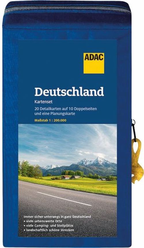 ADAC KartenSet Deutschland: 20 Detailkarten auf 10 Doppelblättern