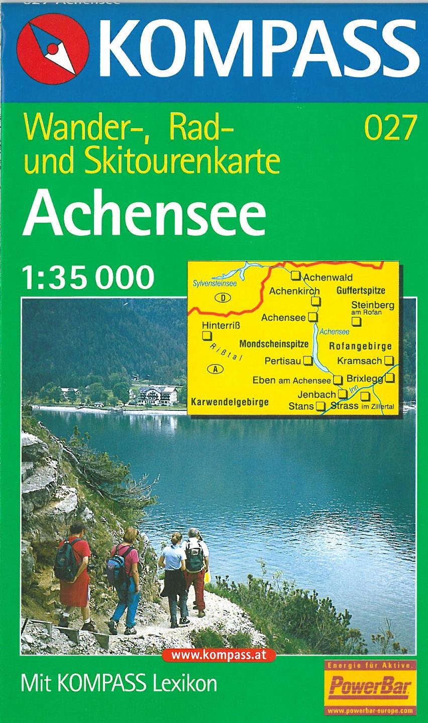 Achensee, Kompass Wanderkarte 027 1:35 000