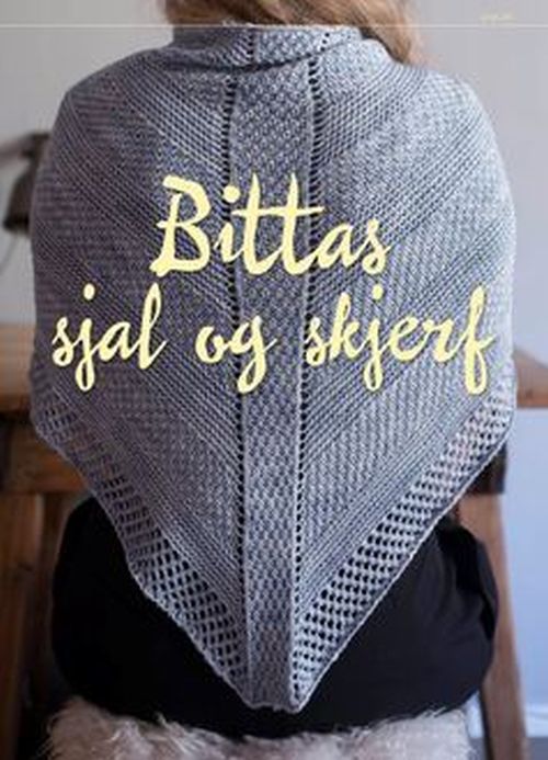 Bittas sjal og skjerf : strikkeoppskrifter