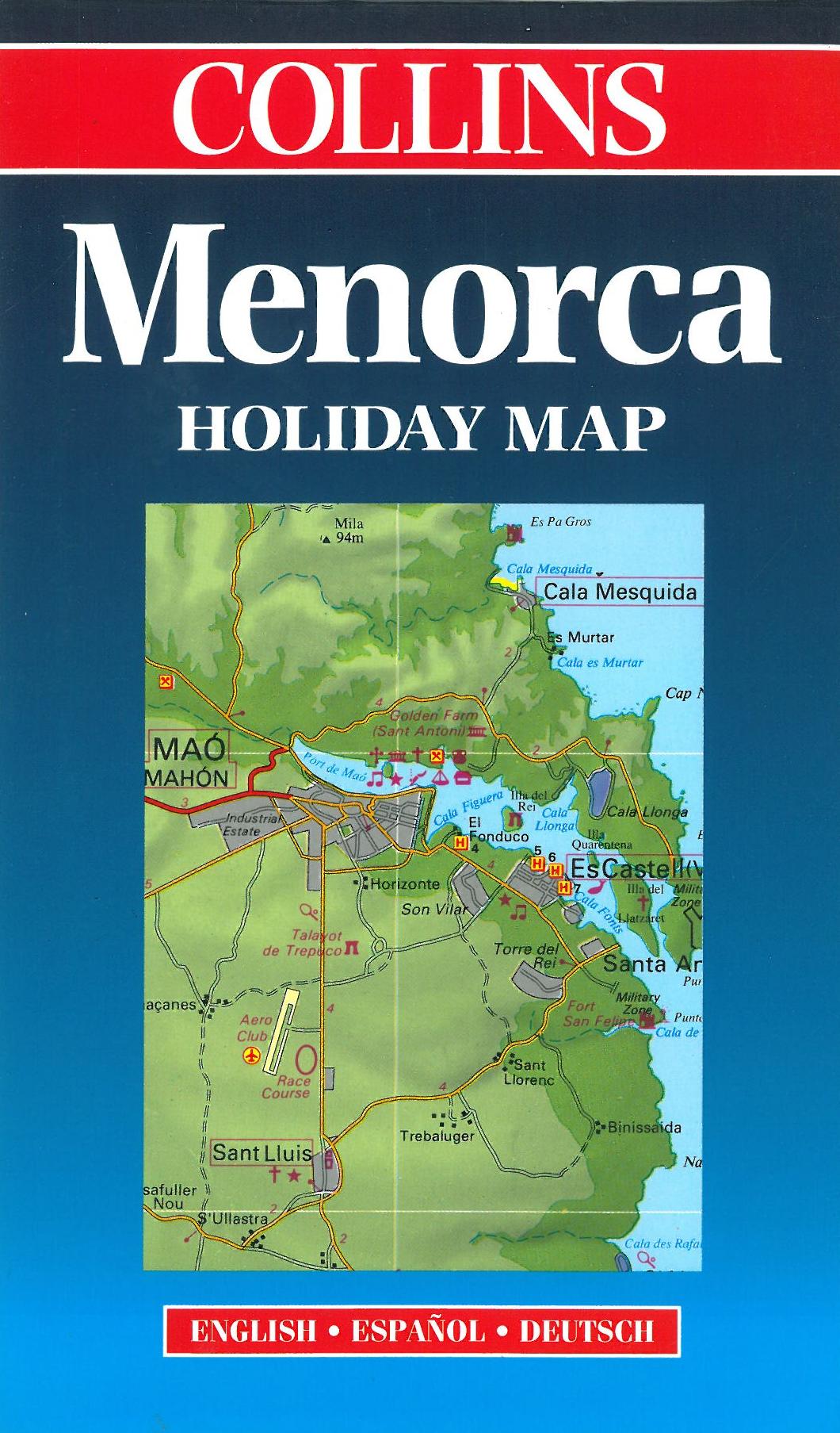 Menorca, Holiday Map