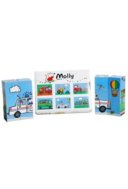 Molly billedklodser - 6 klodser