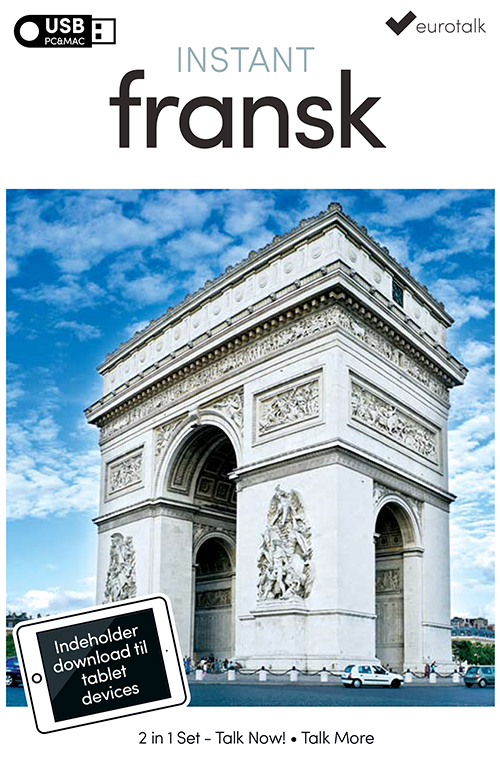 Fransk begynder- og parlørkursus USB & download