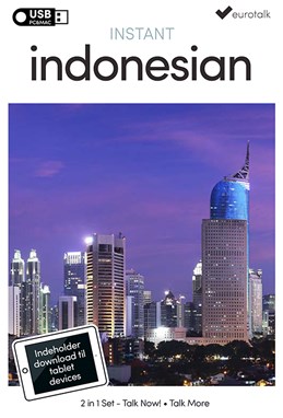 Indonesisk begynder- og parlørkursus USB & download