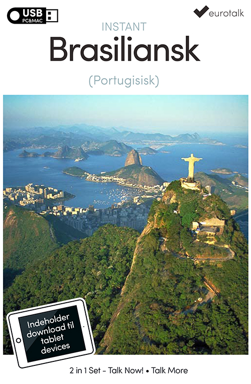Brasiliansk (Portugisisk) begynder- og parlørkursus USB & download