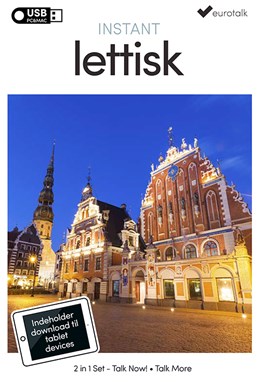 Lettisk begynder- og parlørkursus USB & download
