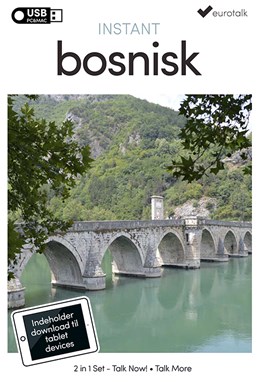Bosnisk begynder- og parlørkursus USB & download
