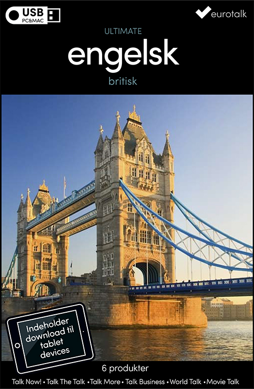 Britisk engelsk samlet kursus USB & download