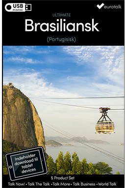 Brasiliansk (Portugisisk) samlet kursus USB & download