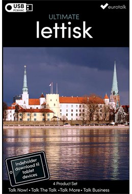 Lettisk samlet kursus USB & download