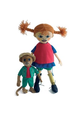 Pippi & herr Nilsson dukke (30 cm)