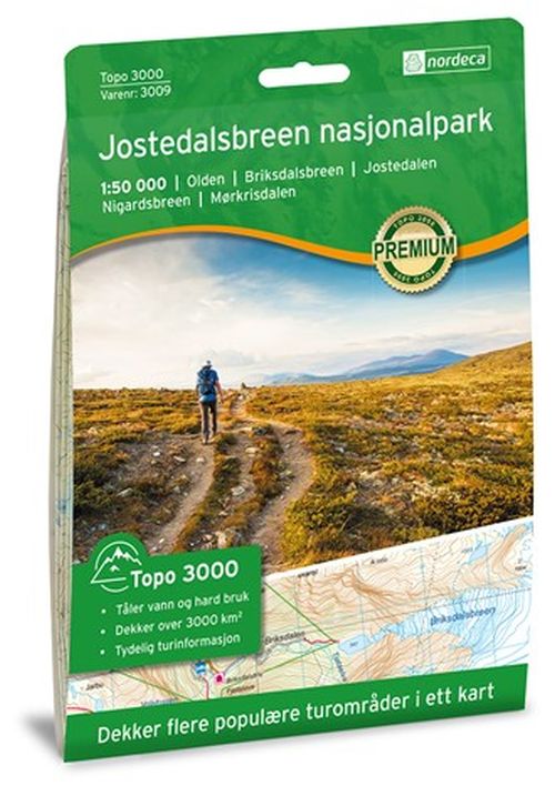 Jostedalsbreen nasjonalpark, Topo 3000