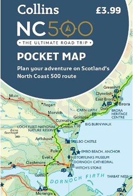 NC500 Pocket Map: Plan your adventure on Scotland's North Coast 500 route