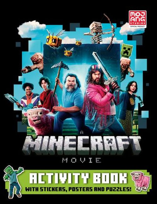 Minecraft Movie, A: Activity Book : With Stickers, Posters and Puzzles