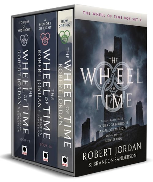 Wheel of Time Box Set 5: Books 13, 14 & prequel (Towers of Midnight, A Memory of Light, New Spring) (PB)