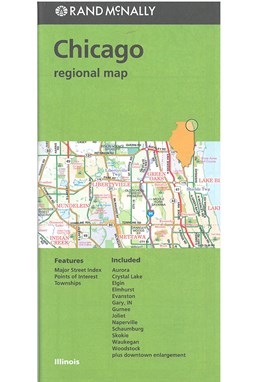 Chicago & Vicinity, Rand McNally Regional Map