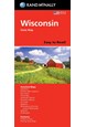 Wisconsin State Map, Rand McNally Easy to Read!