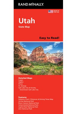 Utah State Map, Rand McNally
