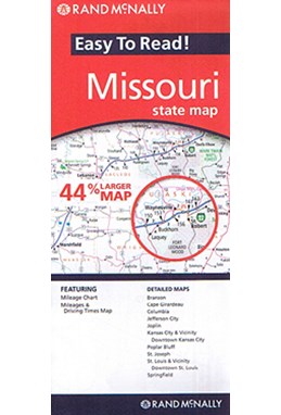 Missouri State Map, Rand McNally