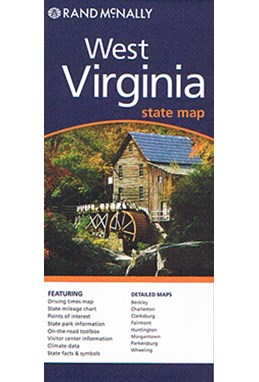West Virginia State Map, Rand McNally