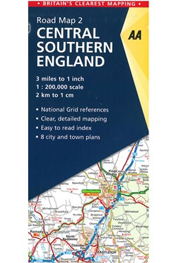 AA Road Map Britain 2: Central Southern England