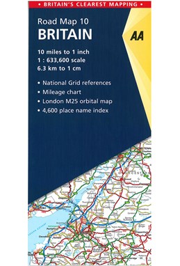 AA Road Map Britain 10: Britain