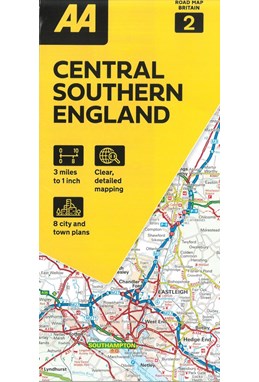 AA Road Map Britain 2: Central Southern England