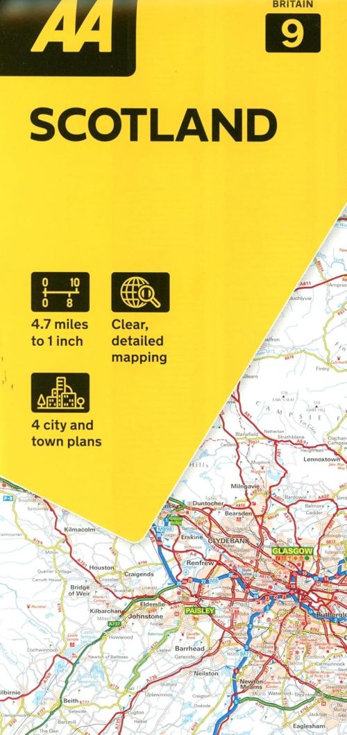 AA Road Map Britain 9: Scotland