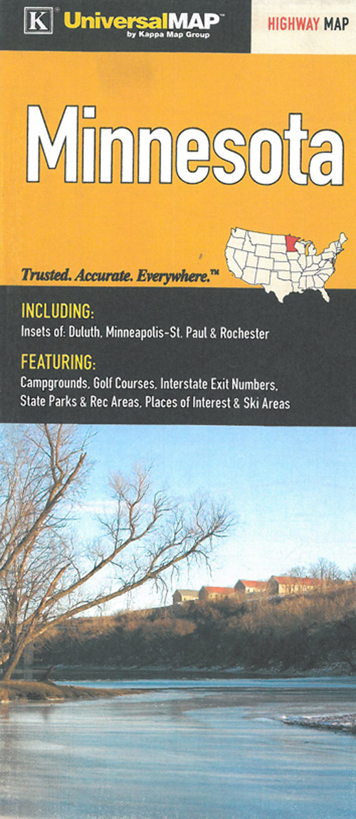 Minnesota Highway Map, UniversalMap