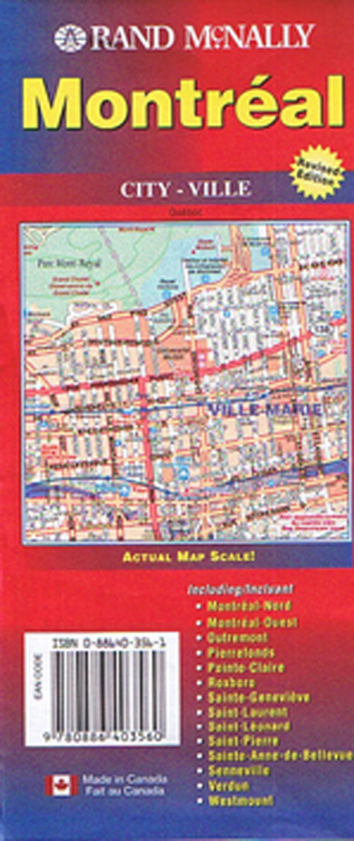 Montreal, Rand McNally 1:28.000