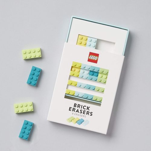 Lego Brick Erasers: 8 Erasers