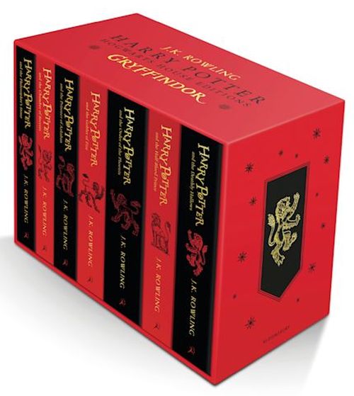 Harry Potter Gryffindor House Editions Paperback Box Set (PB) - (1-7) Harry Potter