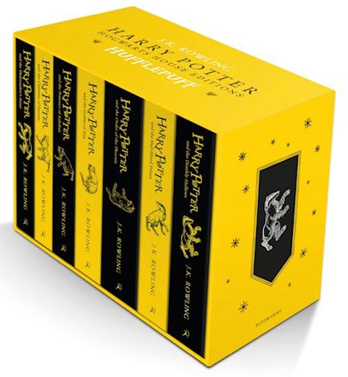 Harry Potter Hufflepuff House Editions Paperback Box Set (PB) - (1-7) Harry Potter
