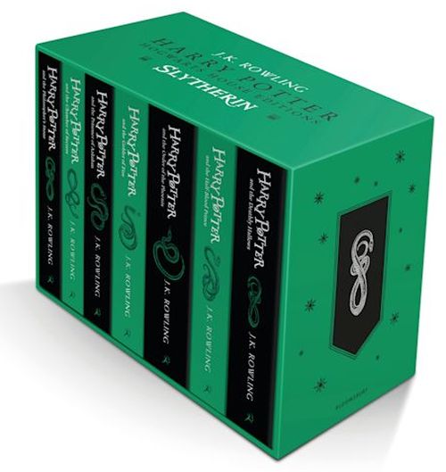 Harry Potter Slytherin House Editions Paperback Box Set (PB) - (1-7) Harry Potter