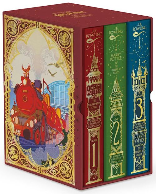 Harry Potter 1-3 Box Set: MinaLima Edition (HB)