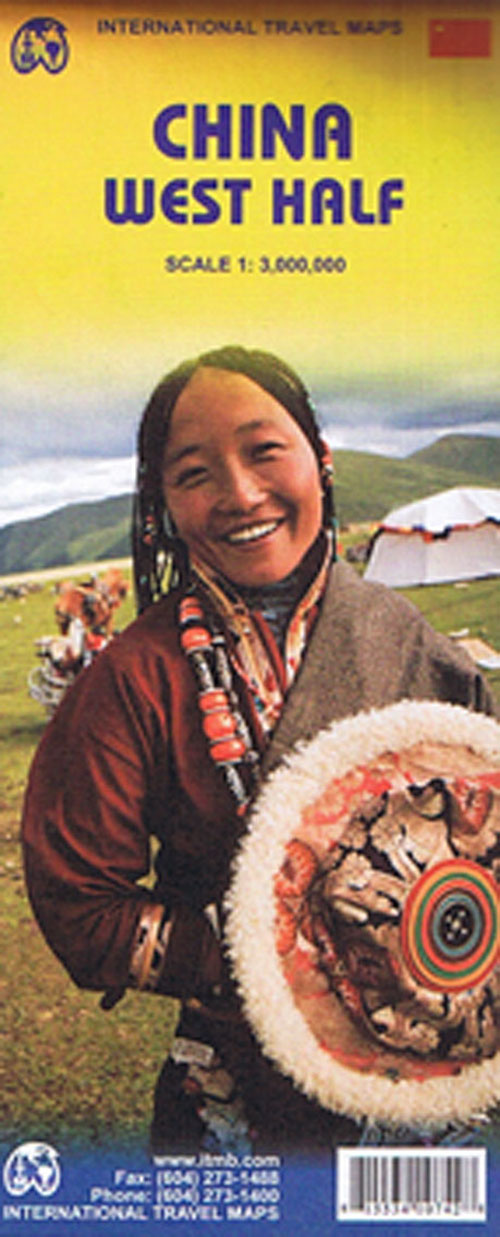 China West Half, International Travel Maps 1:3 mill.