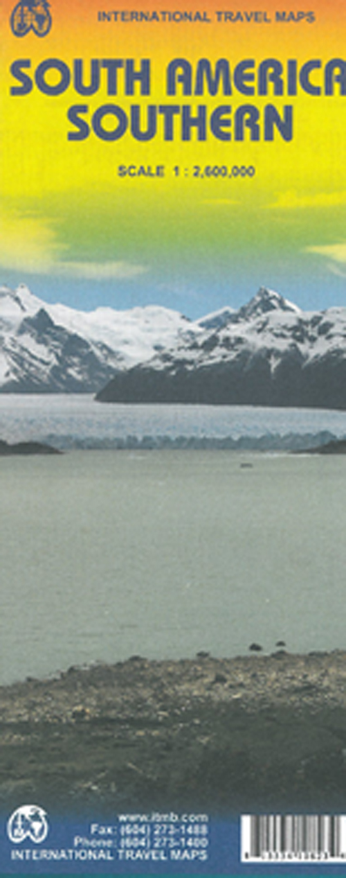 South America Southern, International Travel Maps