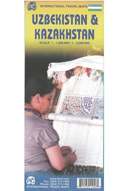 Kazakhstan & Uzbekistan, International Travel Map