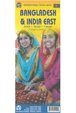 Bangladesh & India East, International Travel Maps