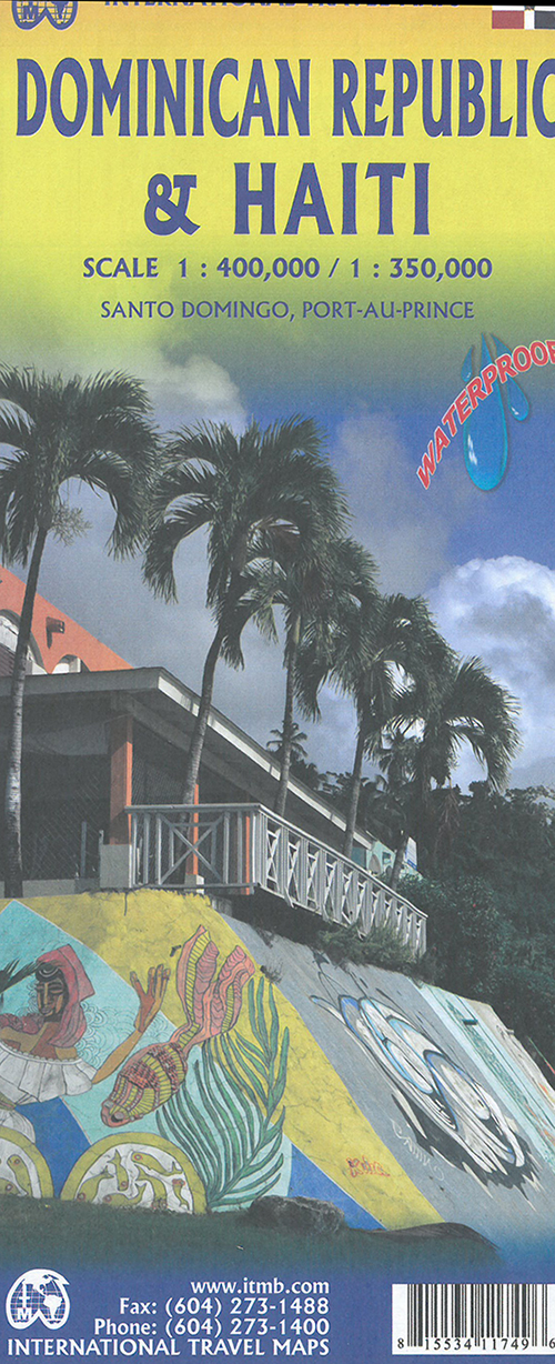 Dominican Republic & Haiti, International Travel Maps
