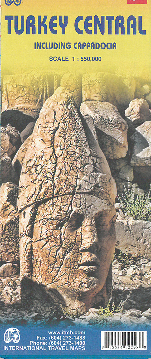 Turkey Central: Including Cappadocia, International Travel Maps