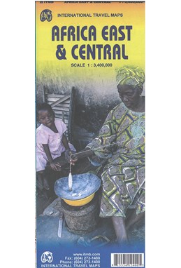 Africa East & Central, International Travel Maps