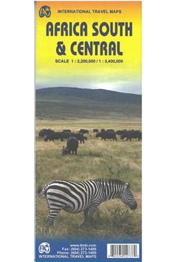 Africa South & Central, International Travel Maps