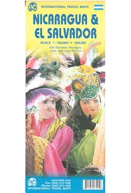 Nicaragua & El Salvador*, International Travel Maps