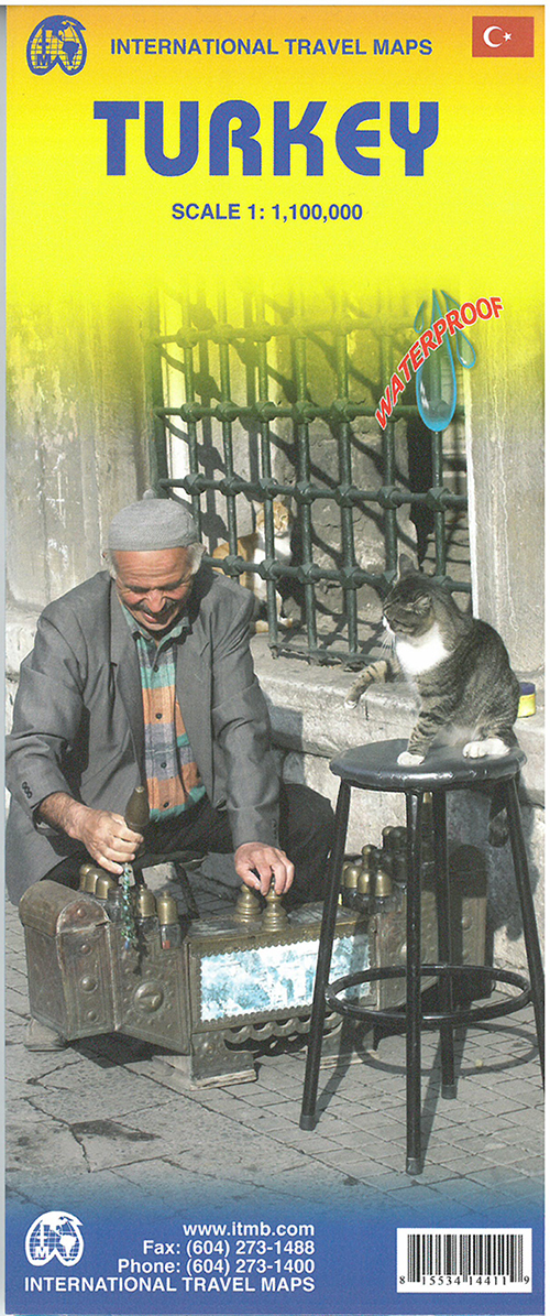 Turkey, International Travel Maps