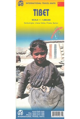 Tibet, International Travel Maps