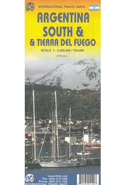 Argentina South & Tierra del Fuego*, International Travel Maps