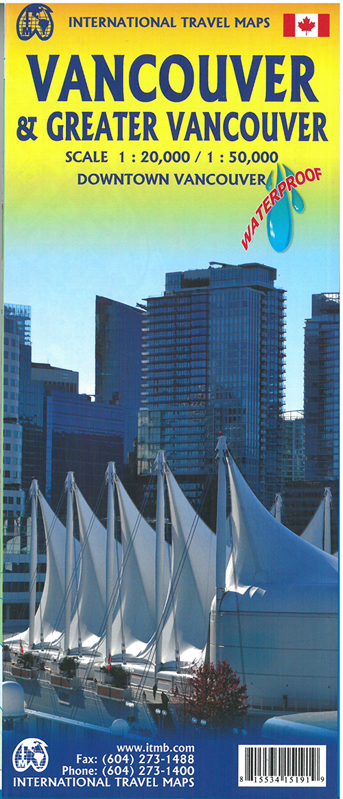 Vancouver & Greater Vancouver, International Travel Maps