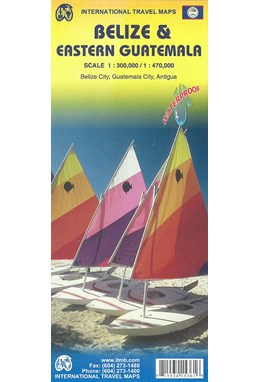 Belize & Eastern Guatemala, International Travel Map