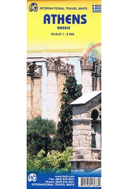 Athens, International Travel Maps 1:9.000